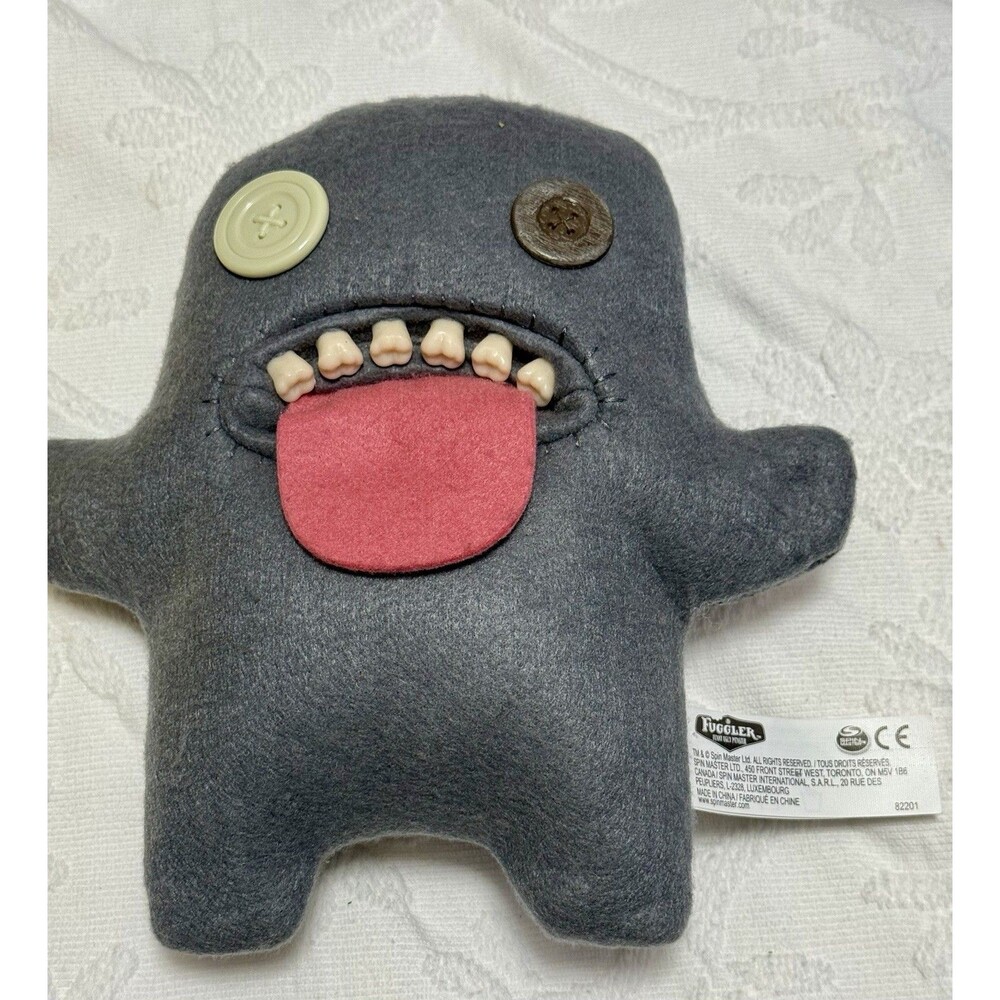 Fuggler Plush Lot 2 6-8” Teeth Button Eyes Weirdcore Creepy Cute Toy Gift - Picture 3 of 7